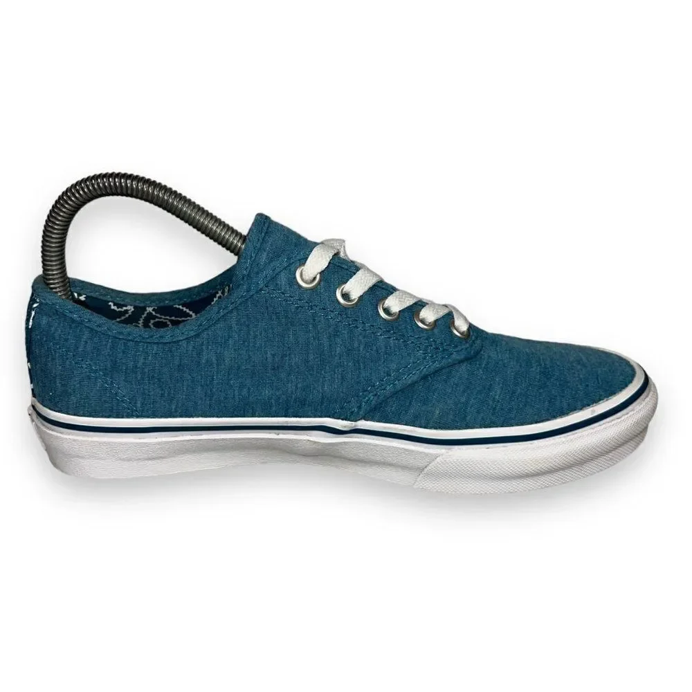 Vans Camden Skate Sneakers Heather Blue / White‎ Women's 8